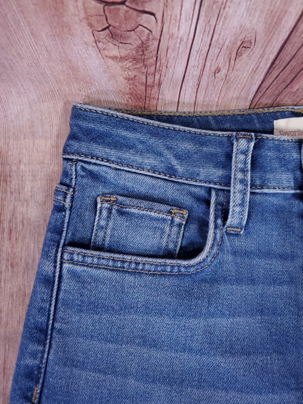 Favorite Daughter The Erin Crop Boot Hyannis Jeans Womens 25 Mid Rise Stretch - Picture 4 of 16